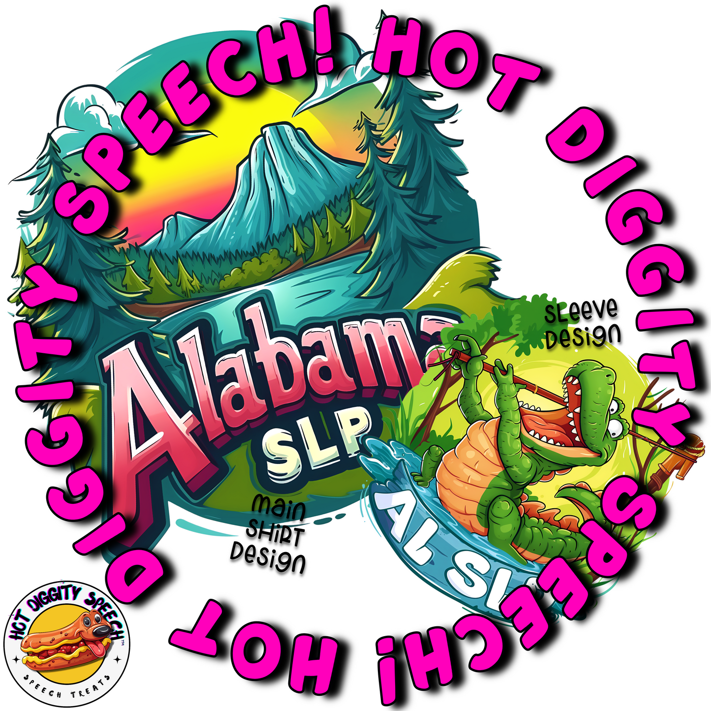 Alabama SLP #1 Speech Therapy Shirt