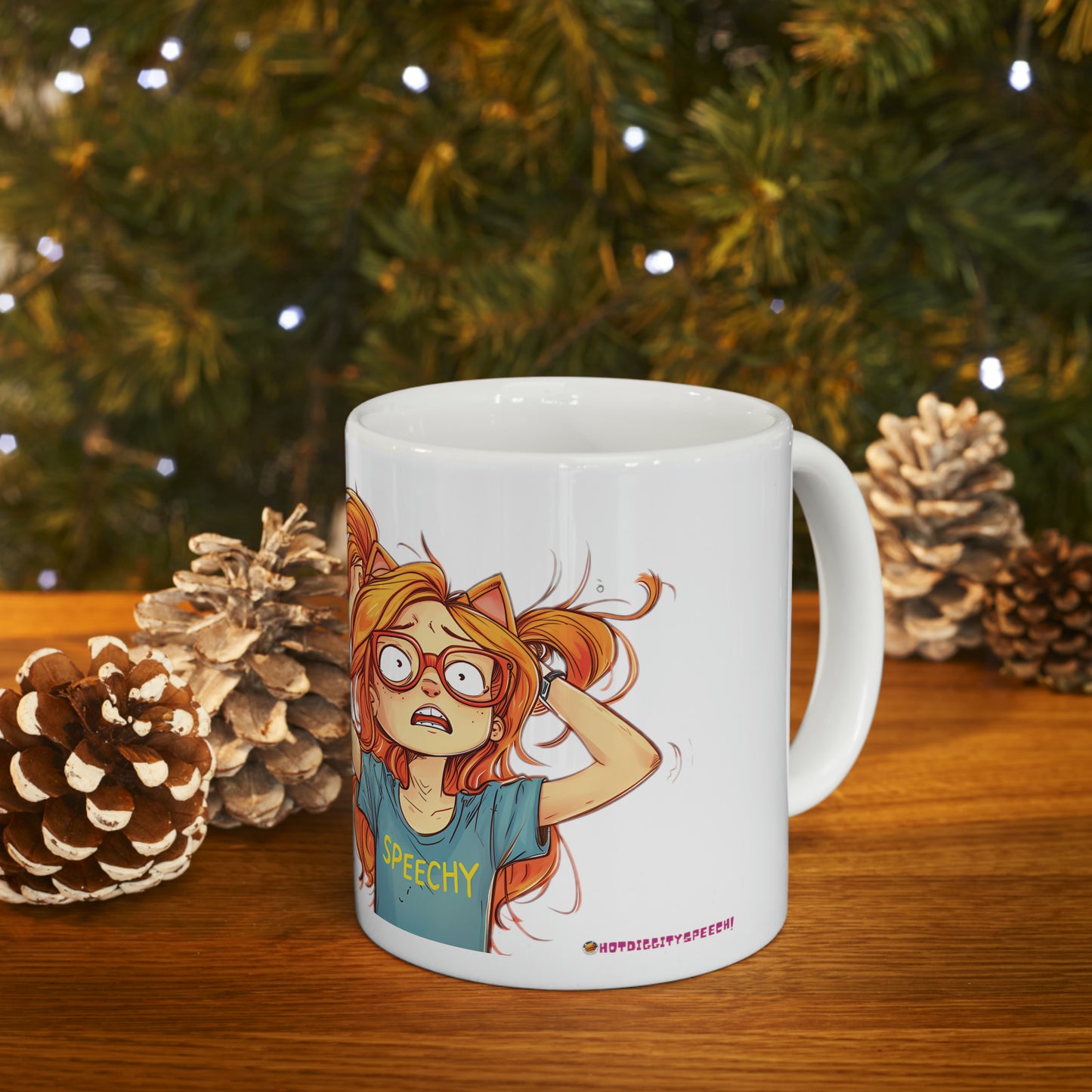 "Speech Therapist Fuel" Ceramic Mug - Dynamic & Inspirational 11oz Cup