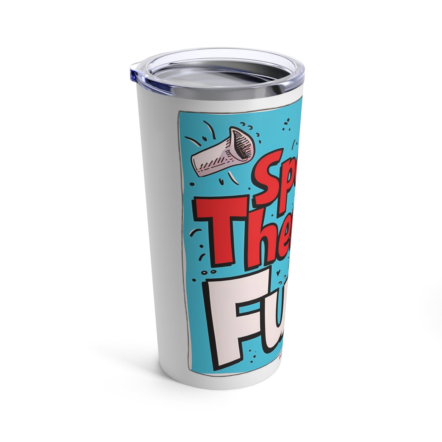 "Speech Therapist Fuel" 20oz Stainless Steel Tumbler - Bold & Energizing Design with Clear Lid