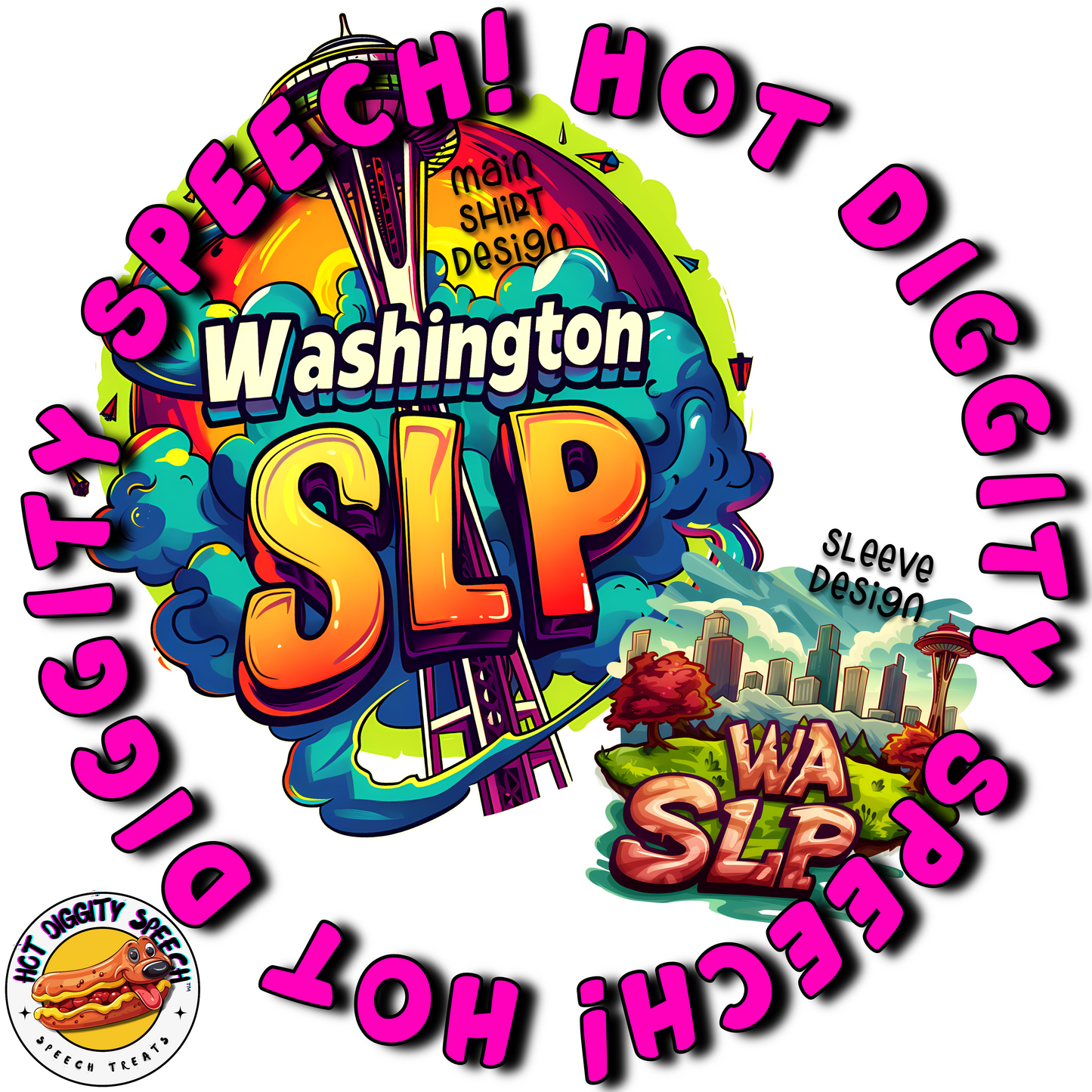 Washington SLP #1 Speech Therapy Shirt