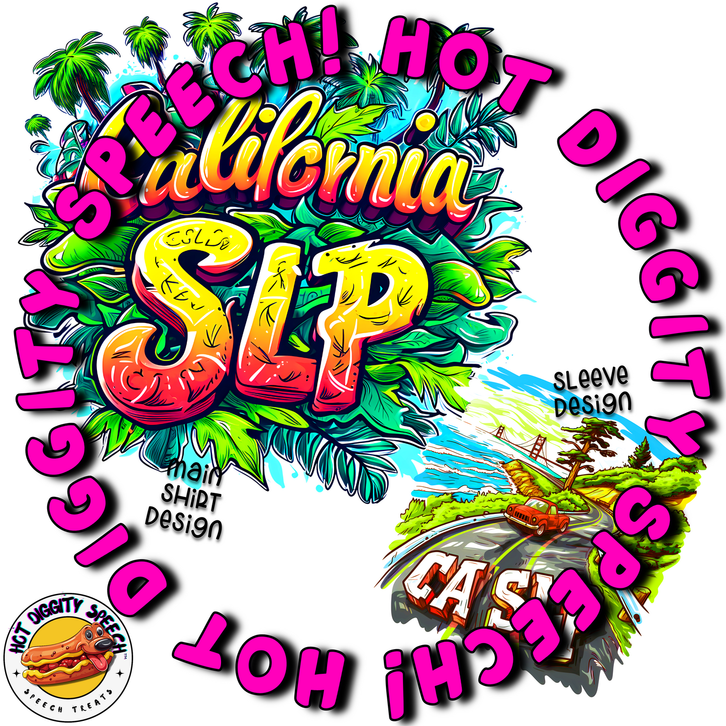 California SLP #1 Speech Therapy Shirt