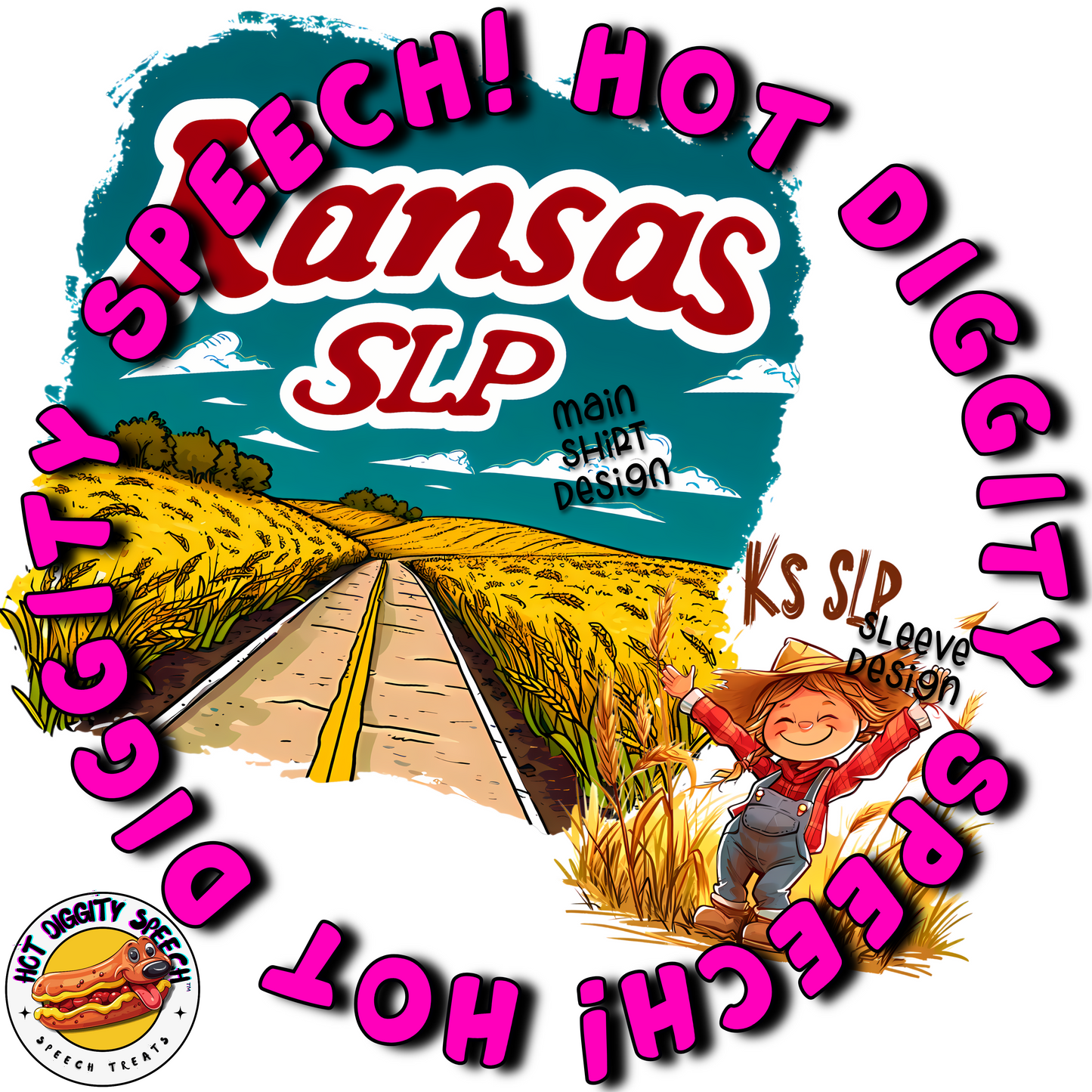 Kansas SLP #1 Speech Therapy Shirt