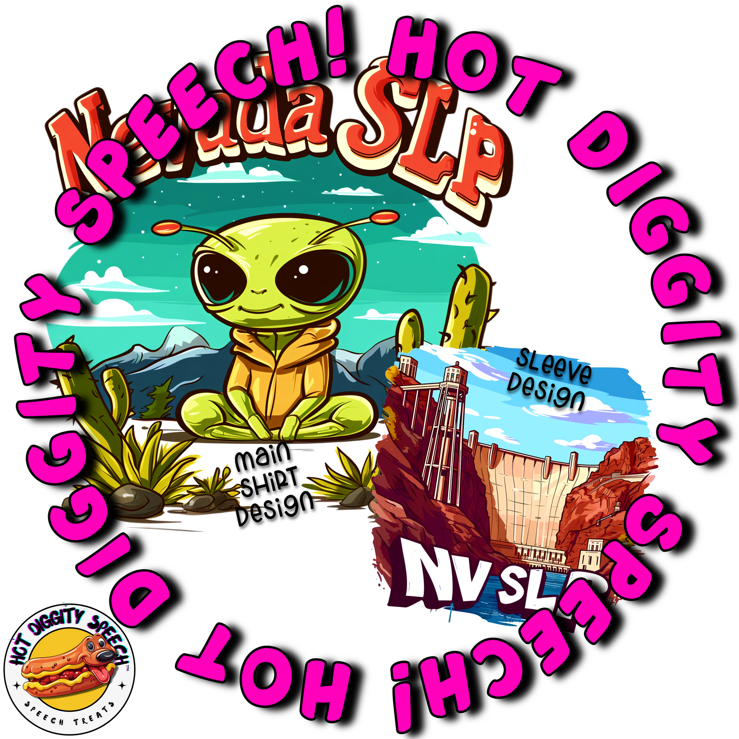 Nevada SLP #1 Speech Therapy Shirt