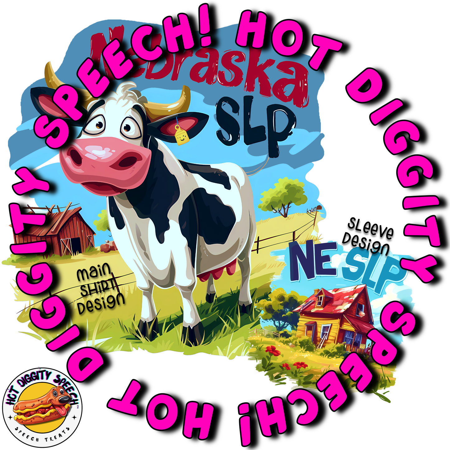 Nebraska SLP #1 Speech Therapy Shirt