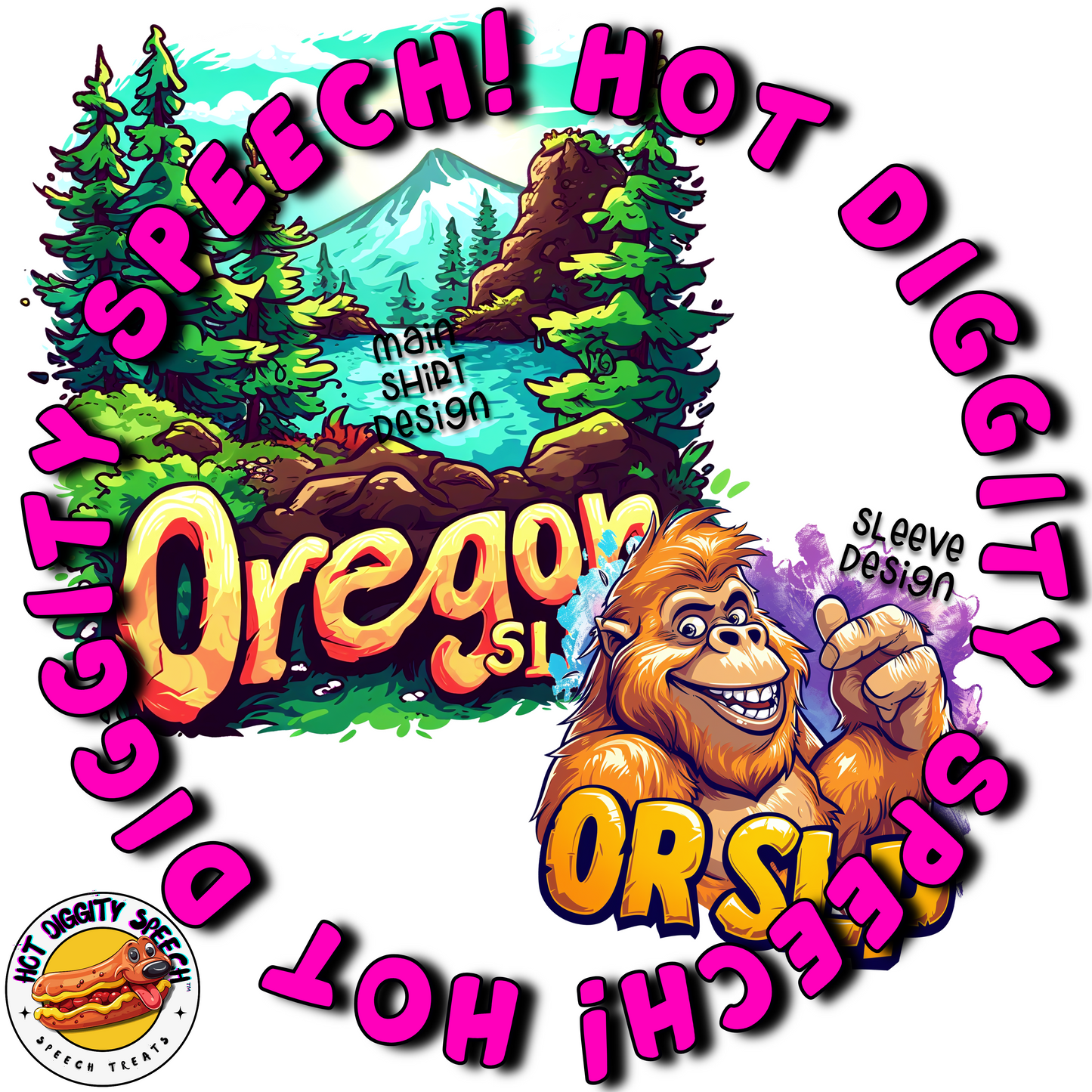 Oregon SLP #1 Speech Therapy Shirt