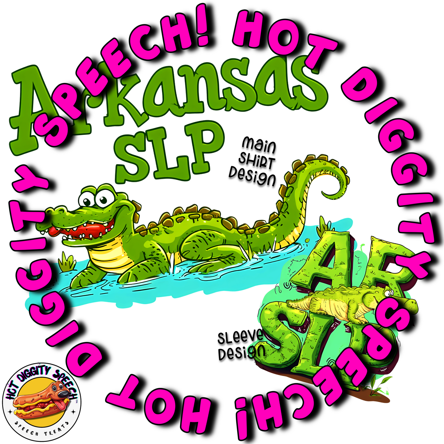 Arkansas SLP #2 Speech Therapy Shirt