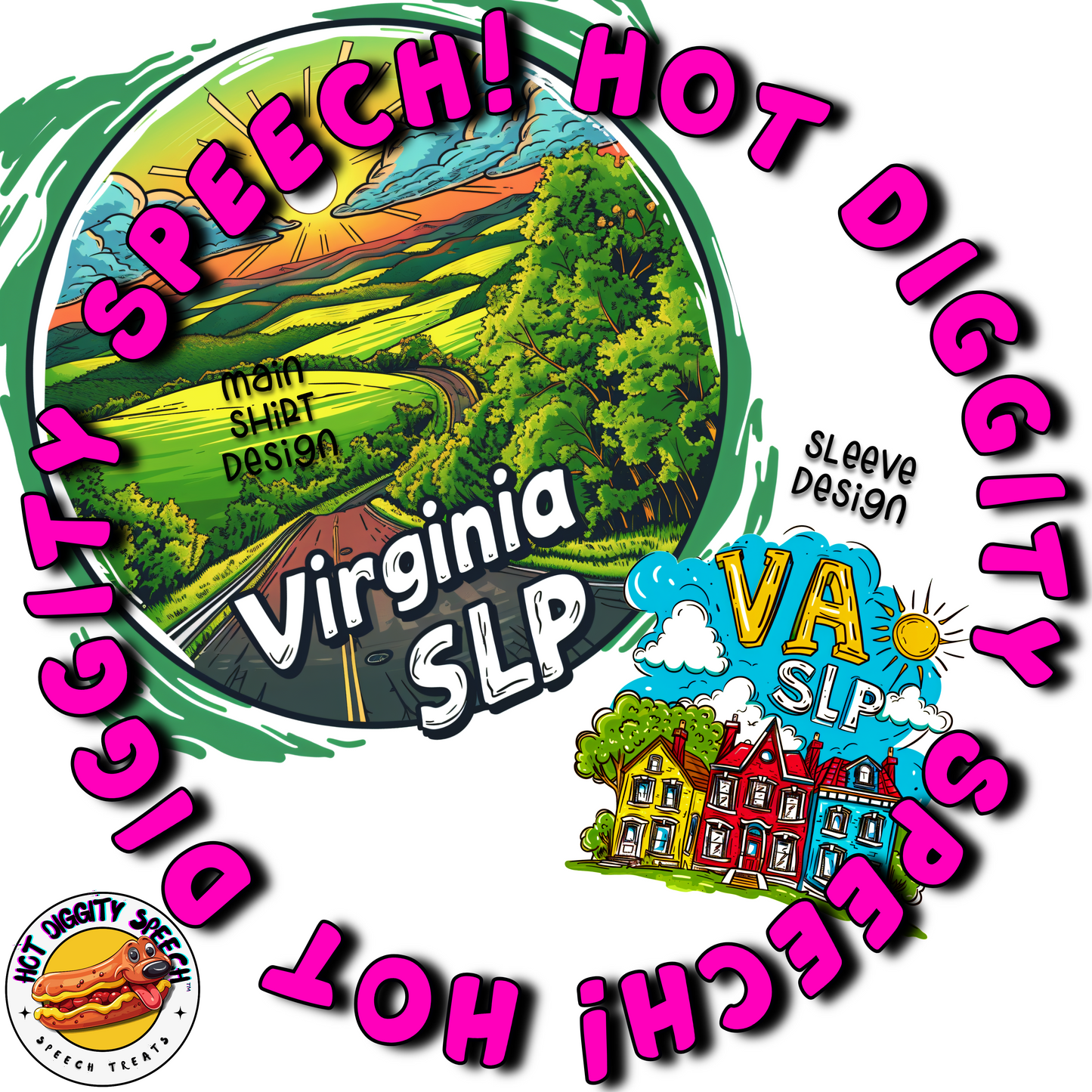 Virginia SLP #2 Speech Therapy Shirt