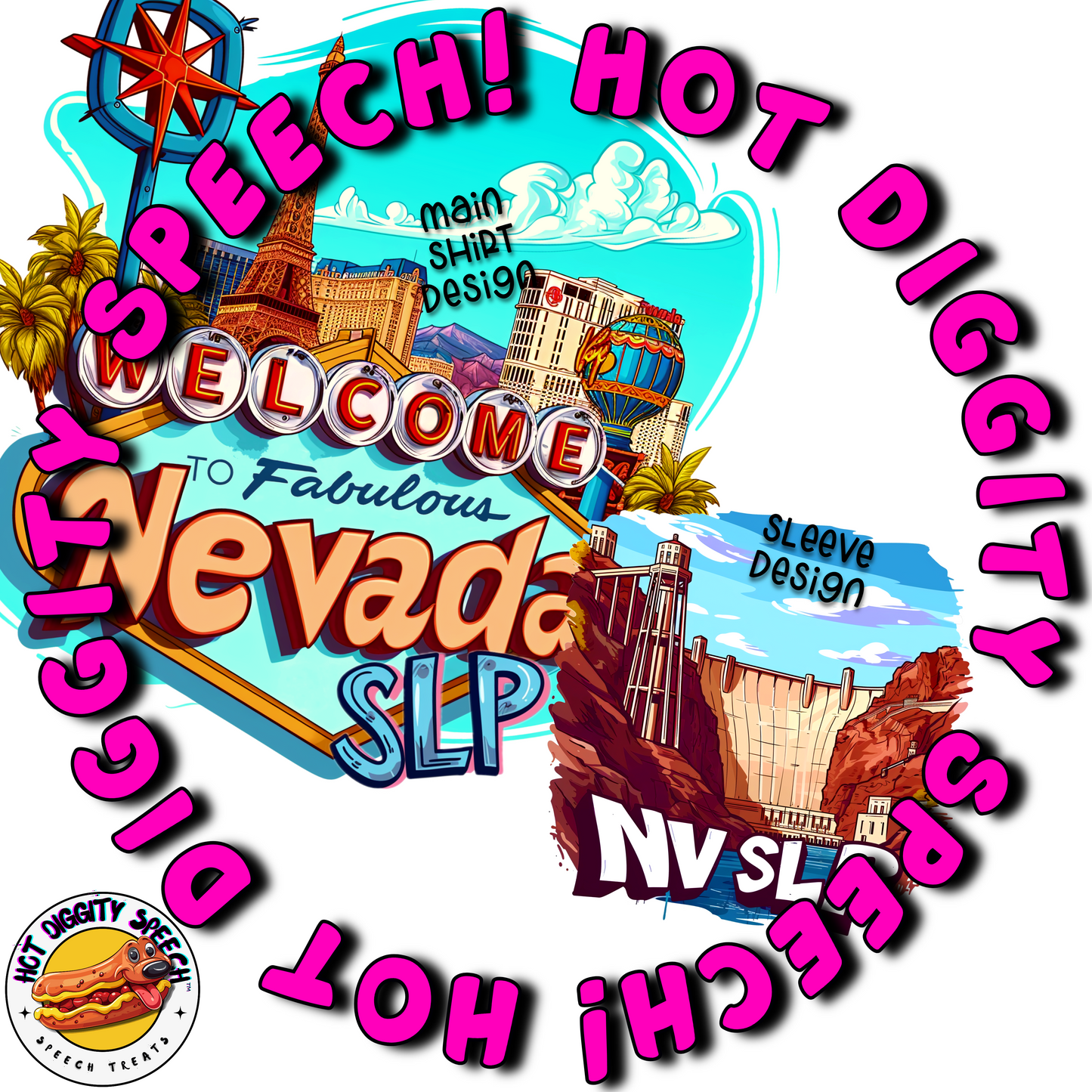 Nevada SLP #2 Speech Therapy Shirt