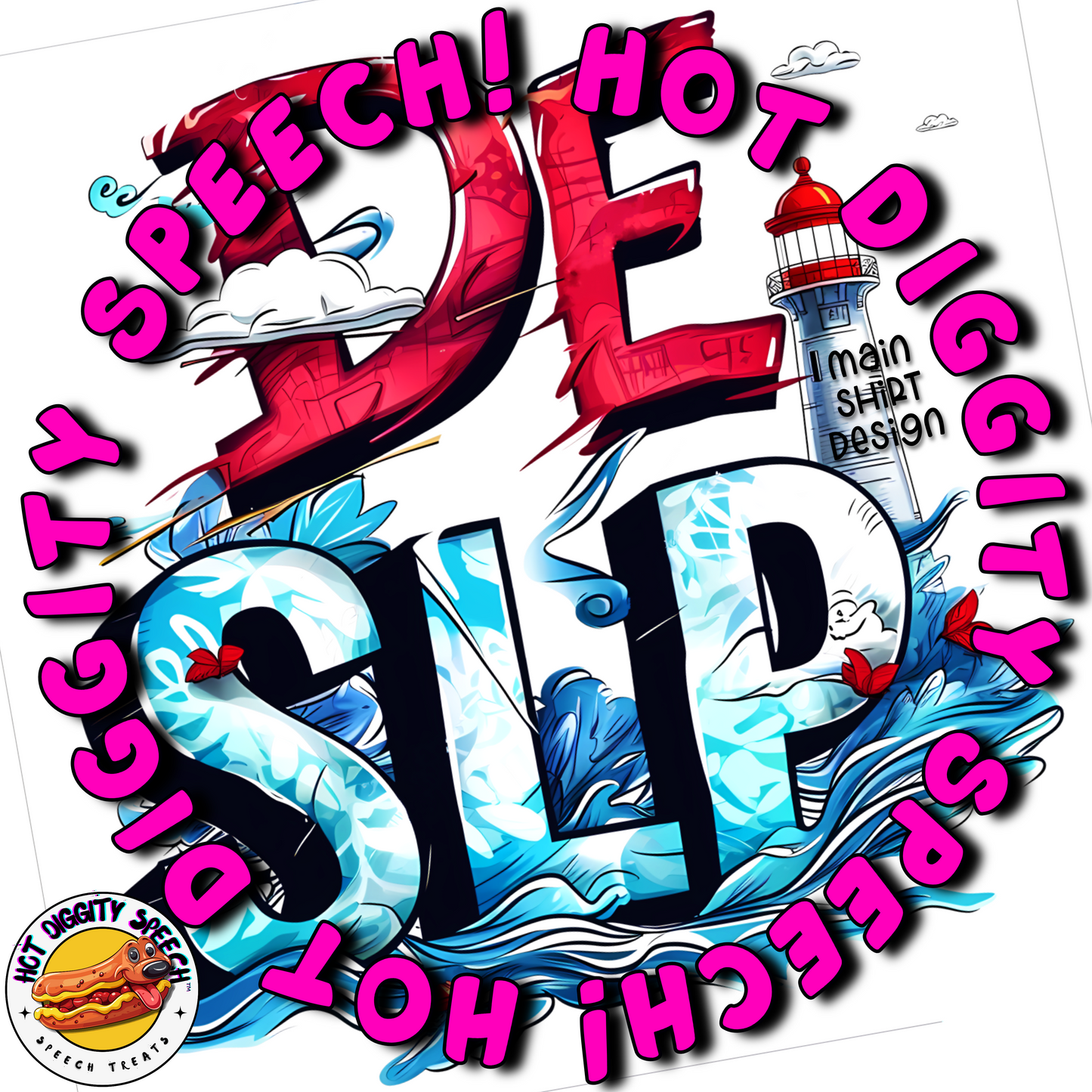 Delaware SLP #3 Speech Therapy Shirt