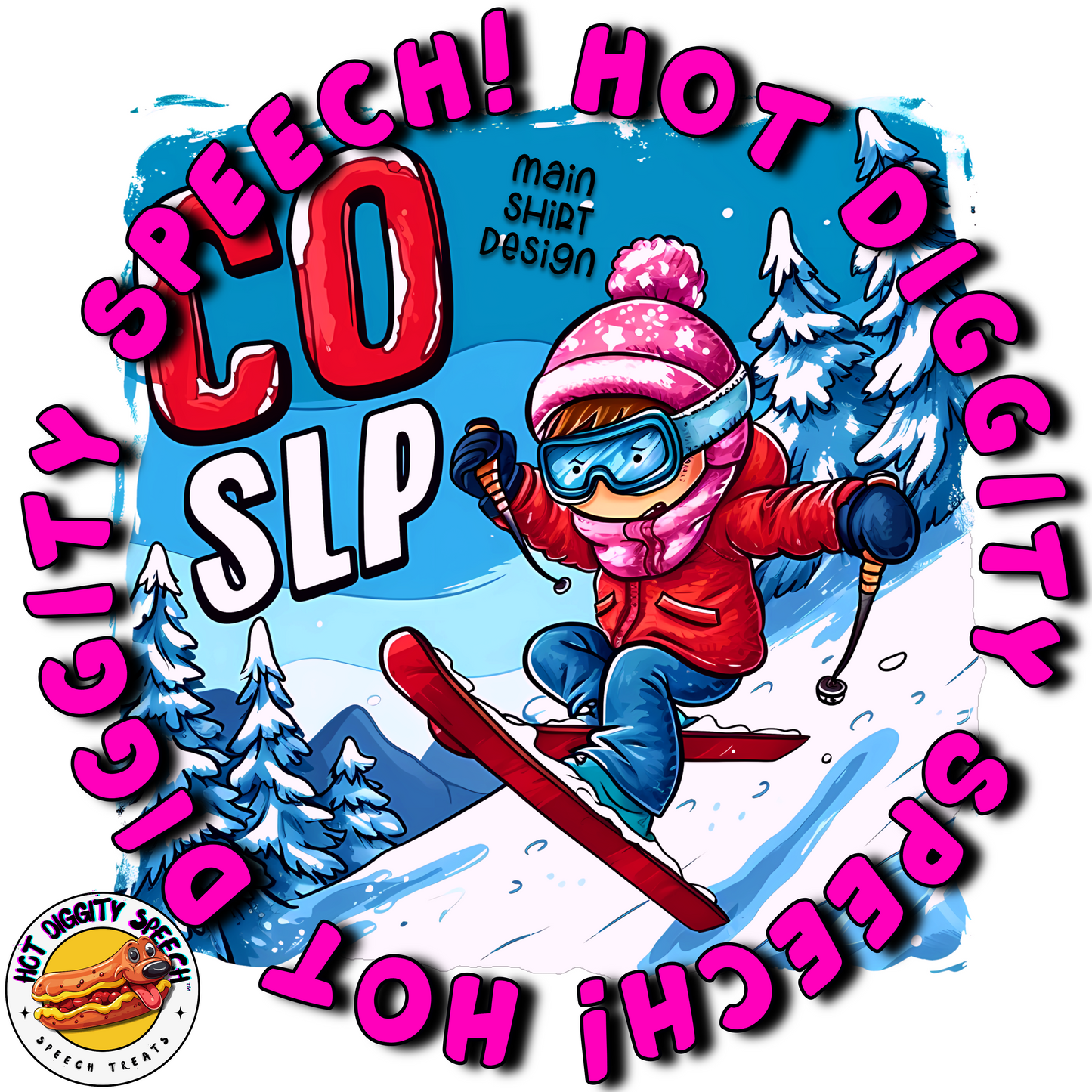 Colorado SLP #3 Speech Therapy Shirt