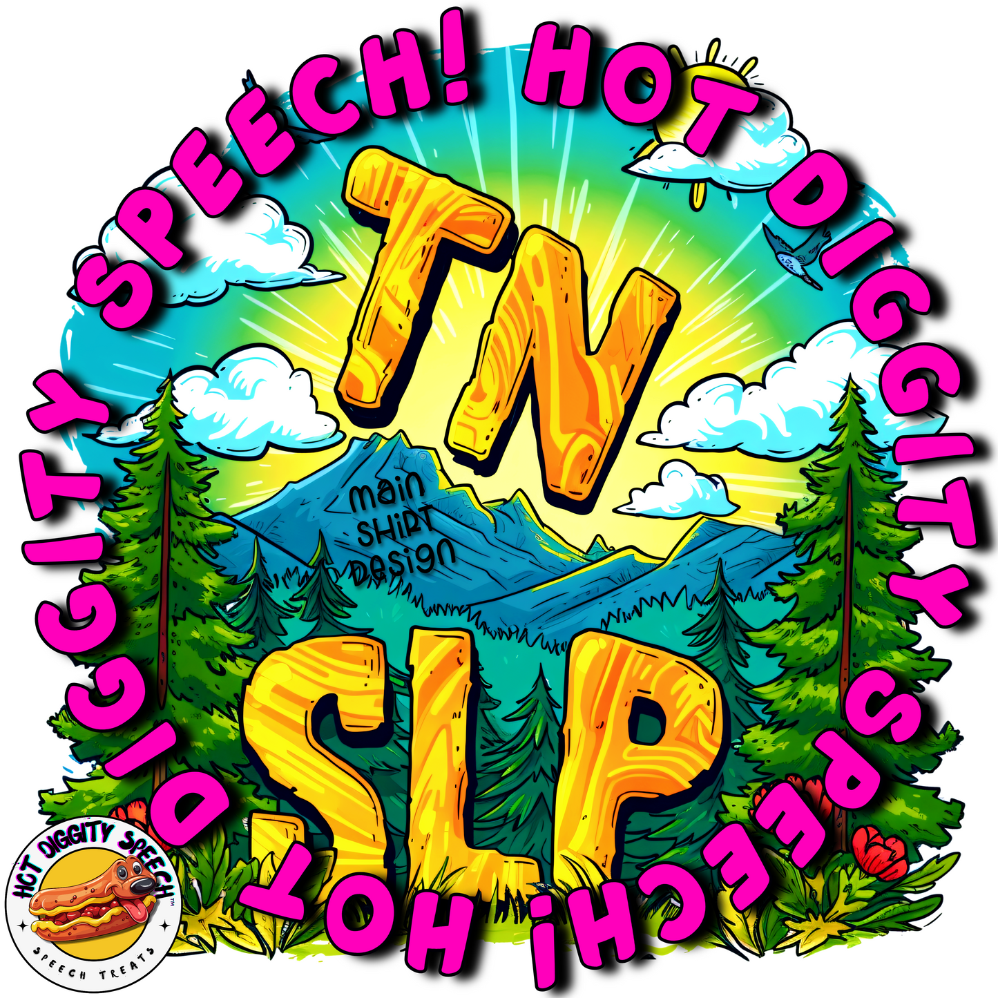 Tennessee SLP #3 Speech Therapy Shirt