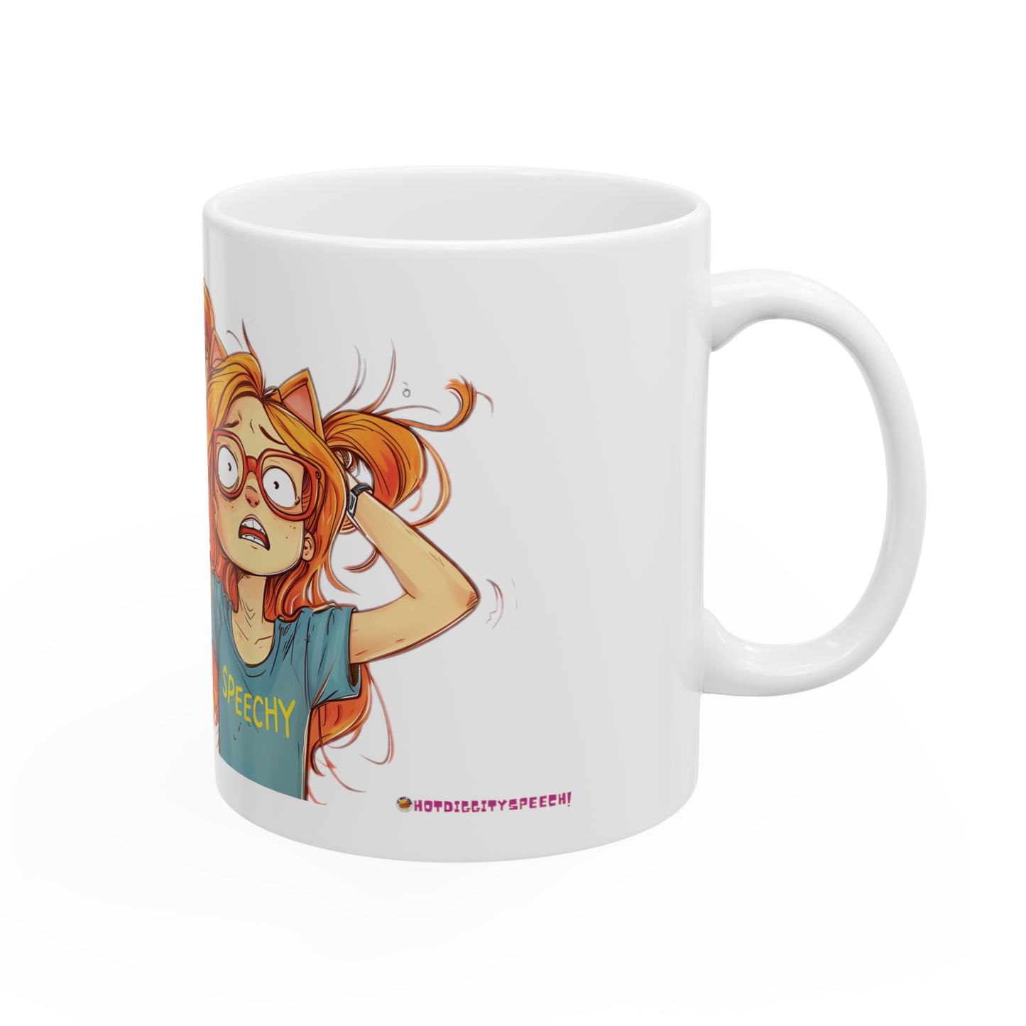 "Speech Therapist Fuel" Ceramic Mug - Dynamic & Inspirational 11oz Cup