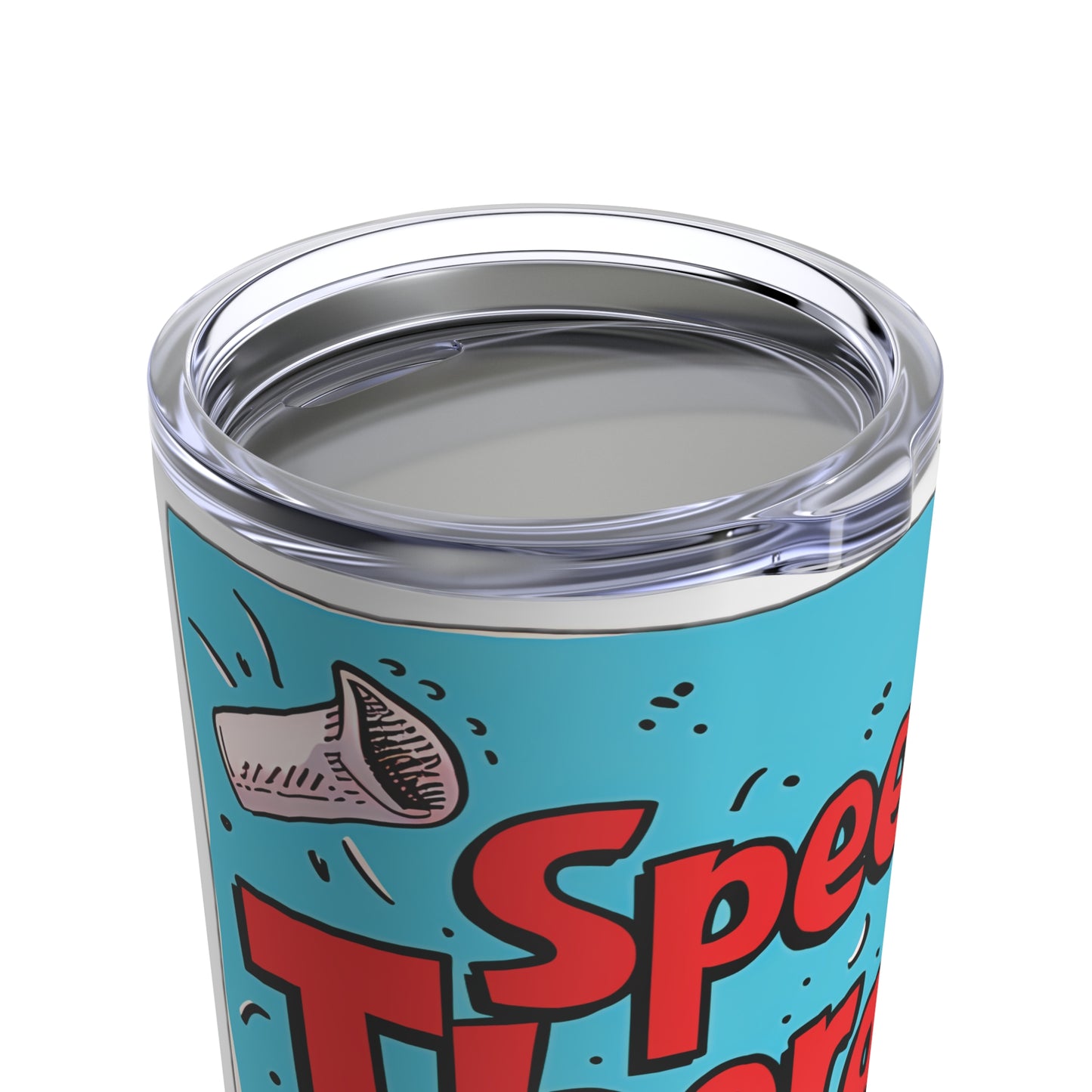 "Speech Therapist Fuel" 20oz Stainless Steel Tumbler - Bold & Energizing Design with Clear Lid