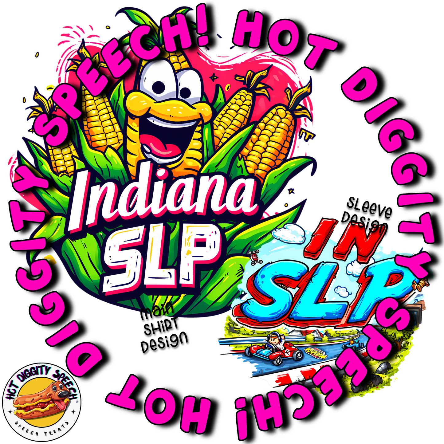 Indiana SLP #2 Speech Therapy Shirt