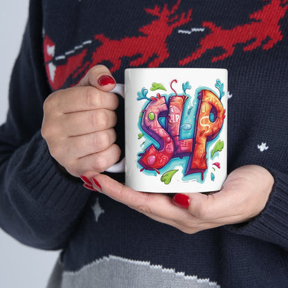 Vibrant SLP Coffee Mug - 11oz Ceramic Speech Language Pathologist Cup