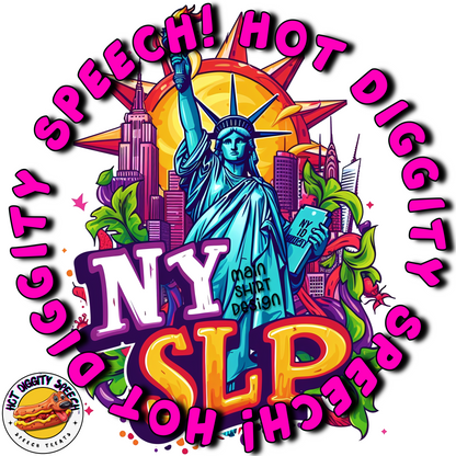 New York SLP #3 Speech Therapy Shirt