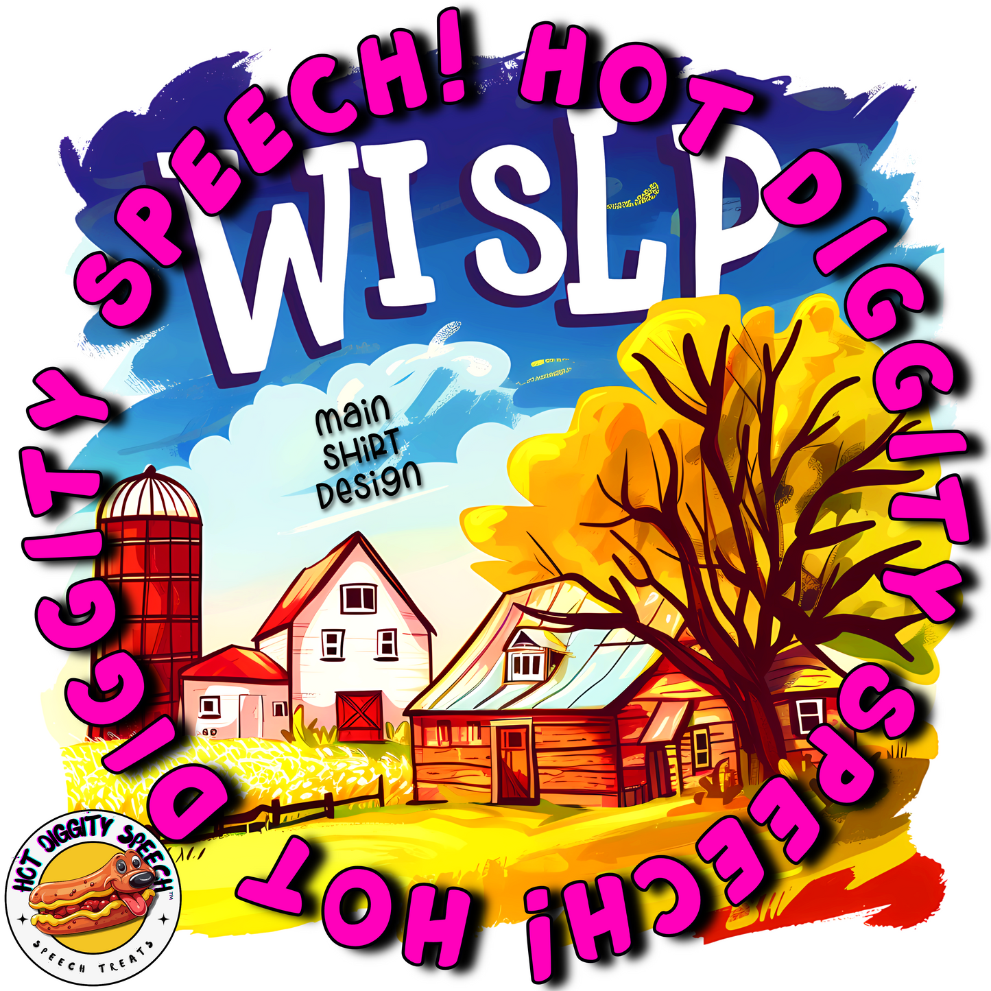 Wisconsin SLP #3 Speech Therapy Shirt