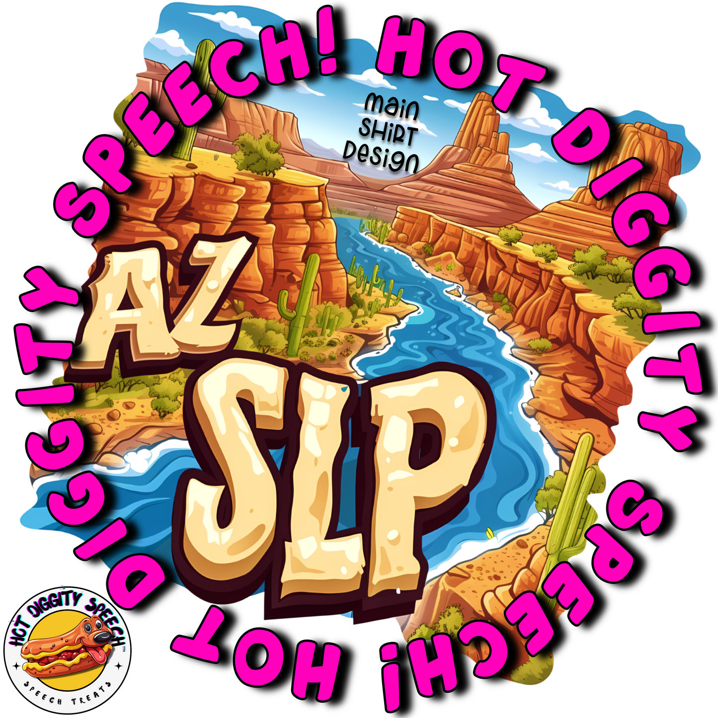 Arizona SLP #3 Speech Therapy Shirt
