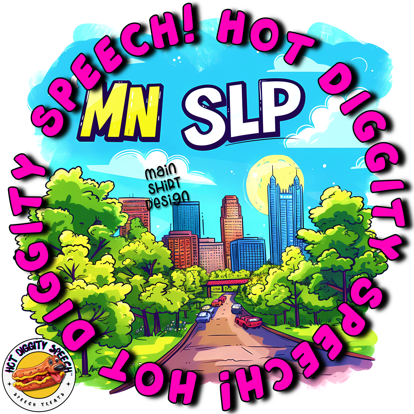 Minnesota SLP #3 Speech Therapy Shirt