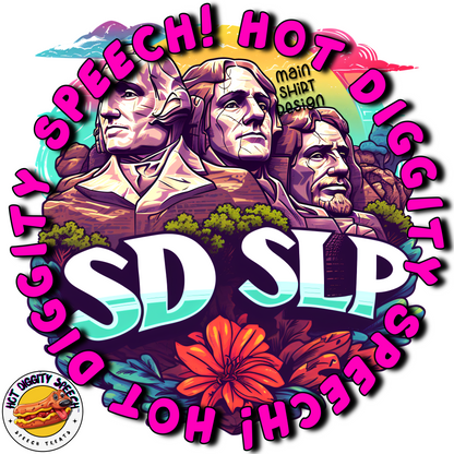 South Dakota SLP #3 Speech Therapy Shirt